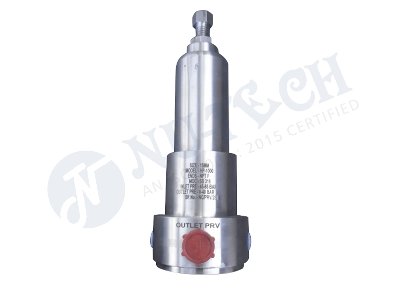 PRESSURE REGULATOR HP-1000 PRESSURE REGULATOR HP-1000